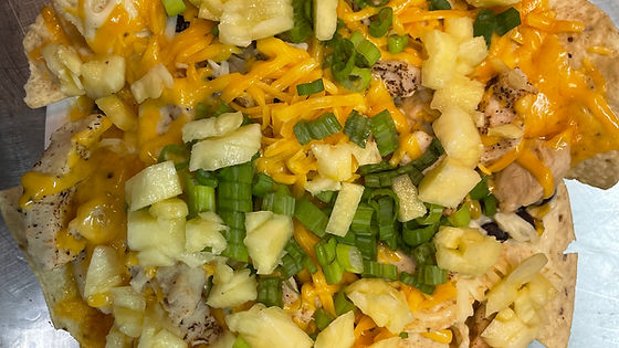 Chicken Caribbean Nachos