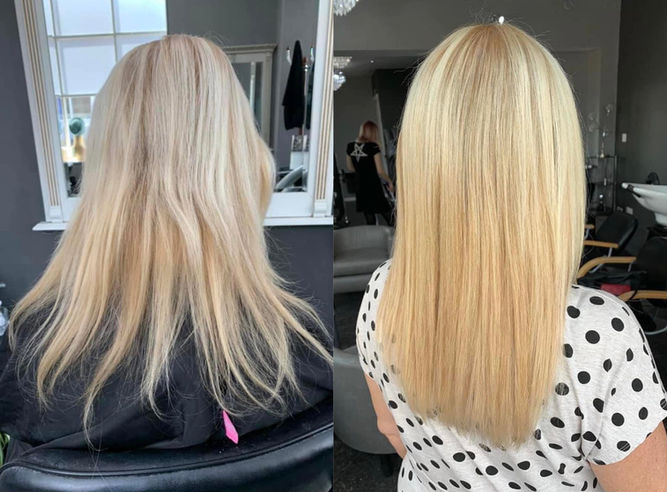 Hair extensions for thickness