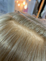 Monofilament wig cap, natural wig