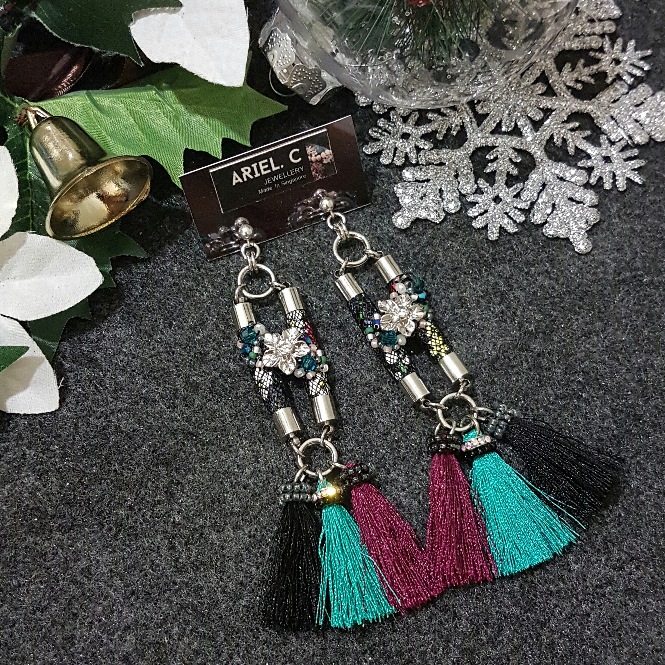 | ARX007 | Retro Festive Earrings