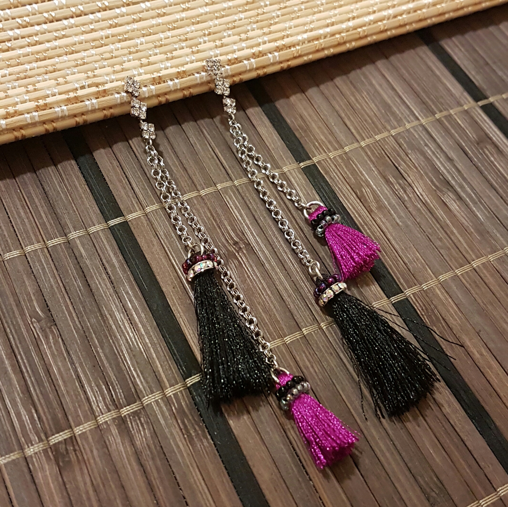 | ART014 | Long Tassel Earrings