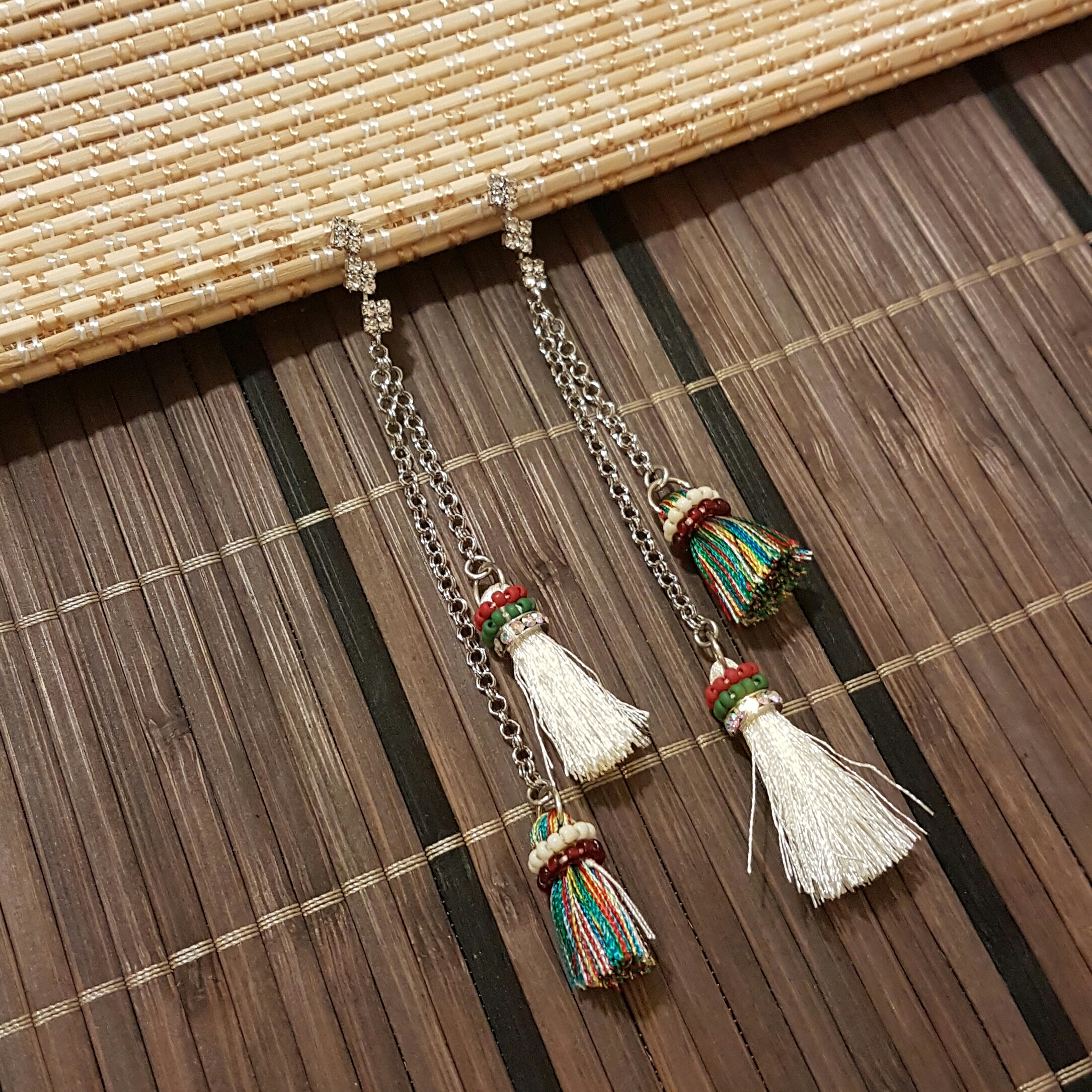 | ART012 | Long Tassel Earrings