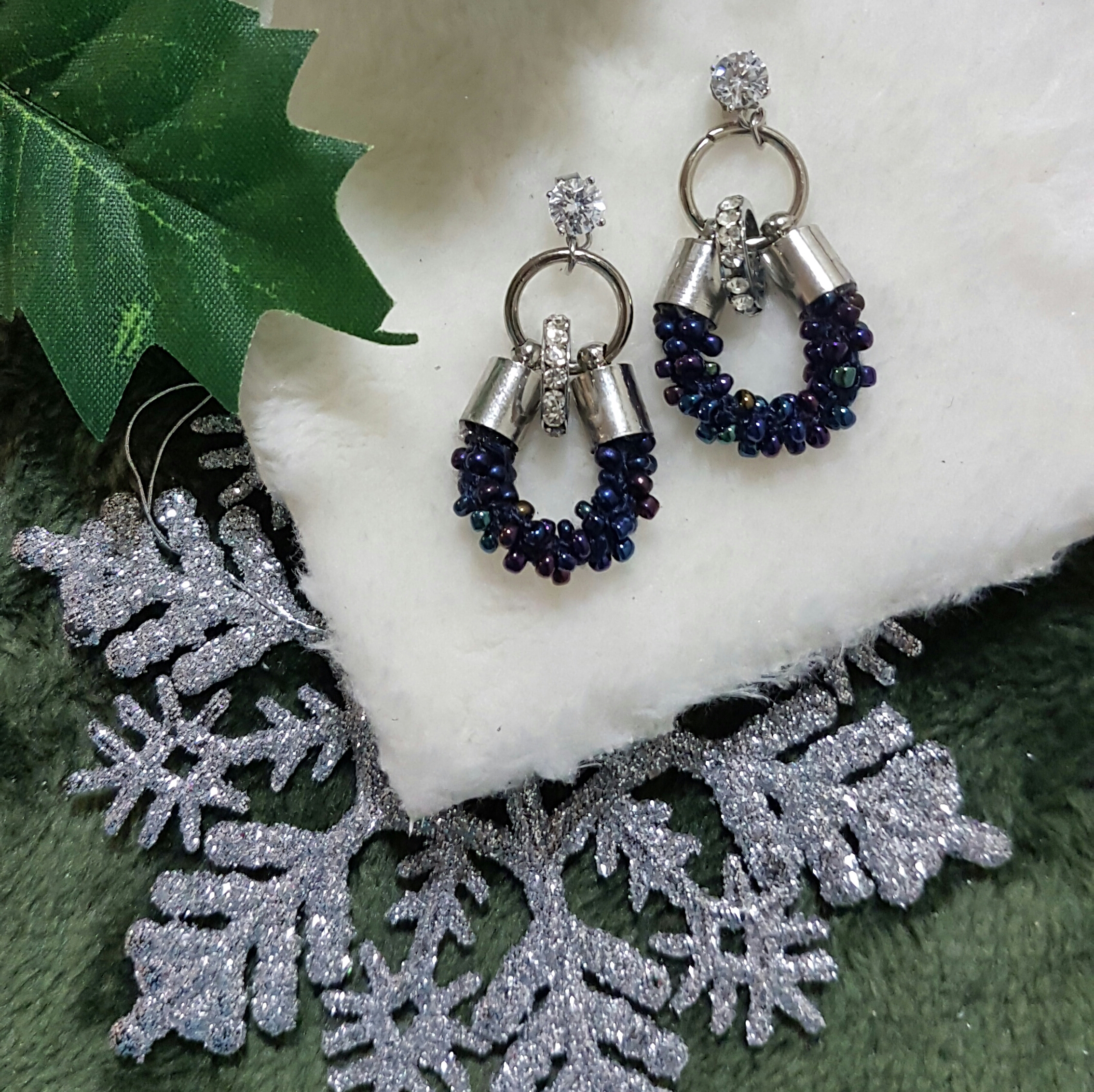 | ARF029 | Beaded Loop Earrings