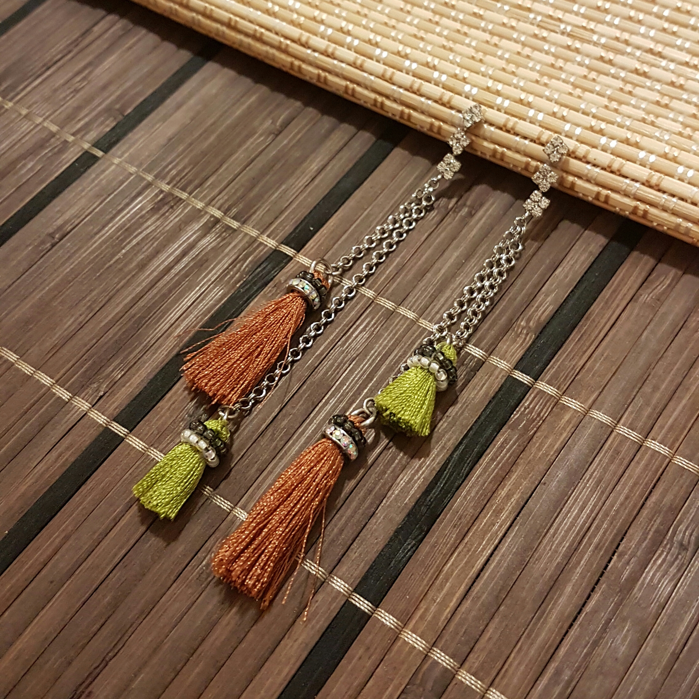 | ART013 | Long Tassel Earrings