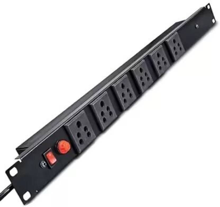CCTV Rack 6-socket Metal Power Manager (PDU)