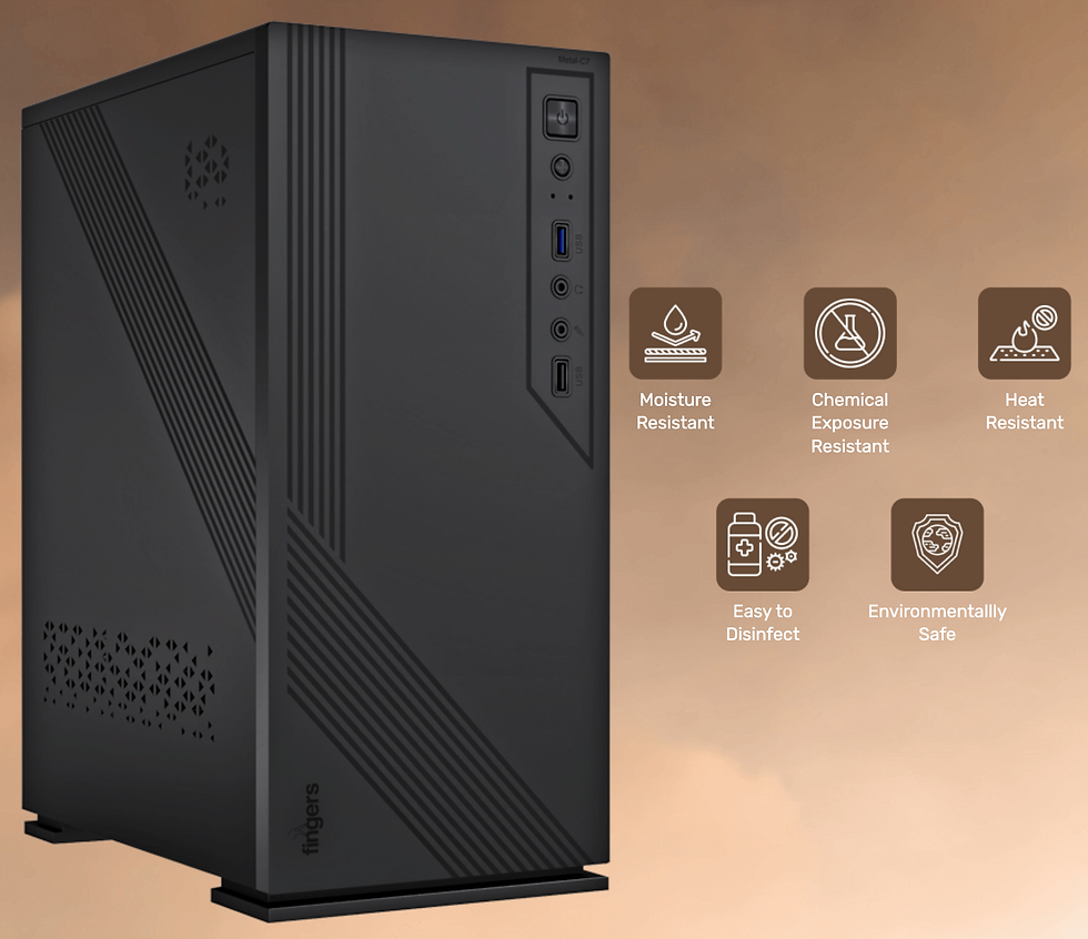 Thumbnail: Fingers Metal-C7 Micro-ATX PC Cabinet with SMPS