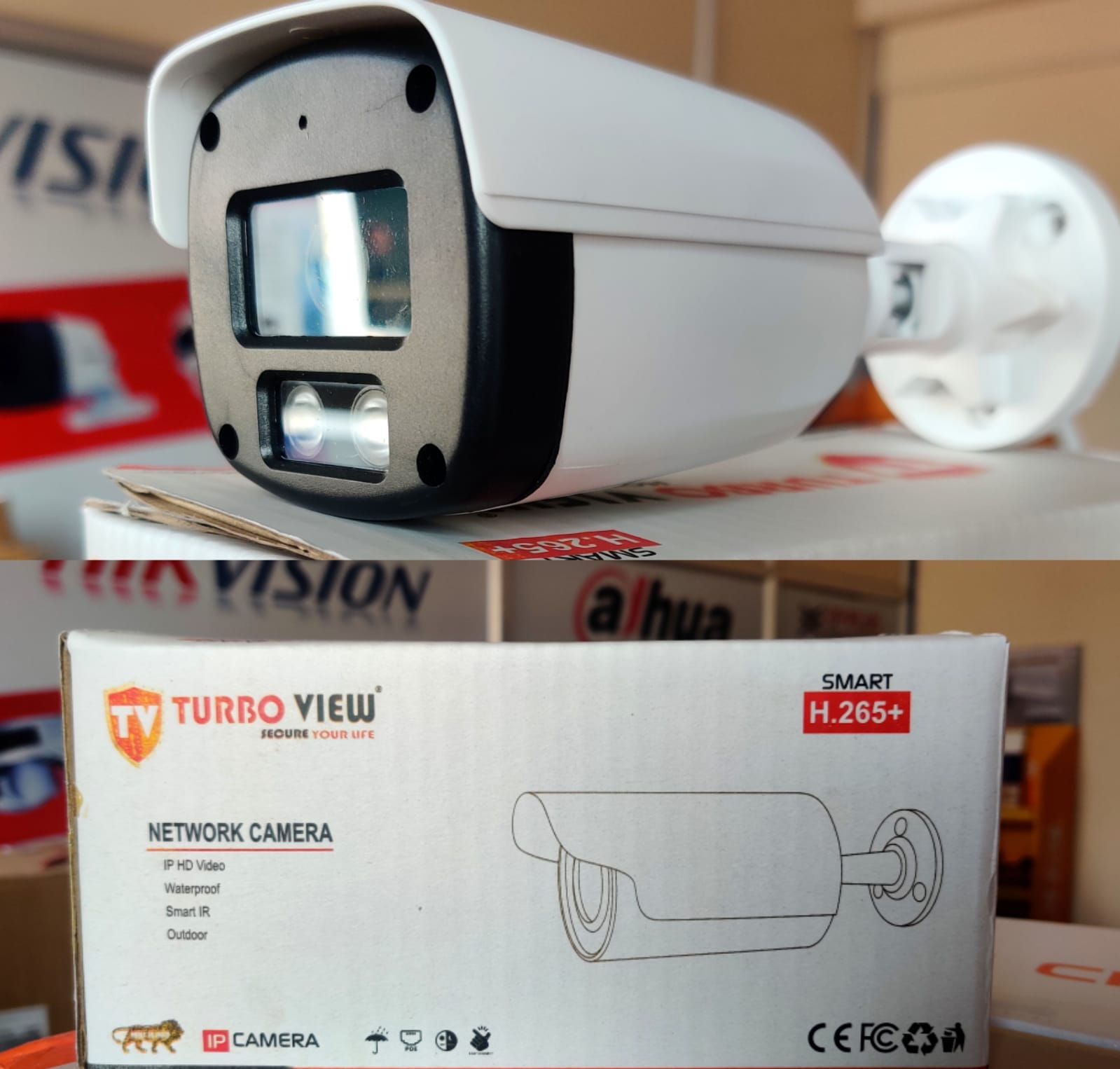 TURBO VIEW 4MP IP TV4CMB-M COLOUR-I WITH MIC METAL BULLET