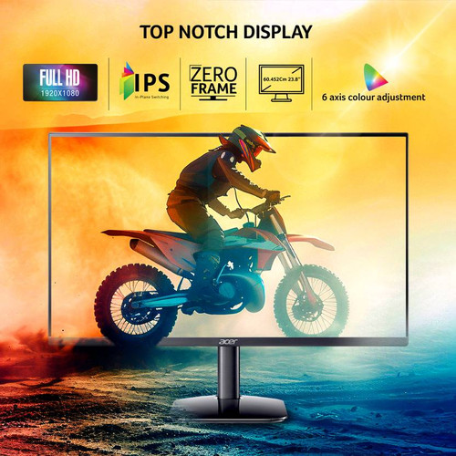 Acer (KA242Y) 23.8 inch (60.45 cm) Full HD LED Backlit IPS Panel