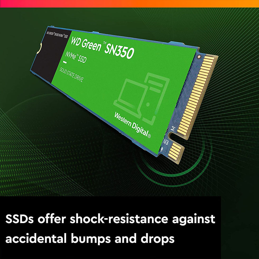 Thumbnail: Western Digital Green SN350 Gen3 M.2 2280 NVMe PCIe 3.0 Internal SSD