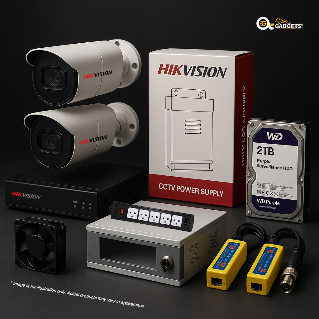 CCTV Combo (AG-CCTV-4Ch-5MP_CVM-2TB-AnalogHD)