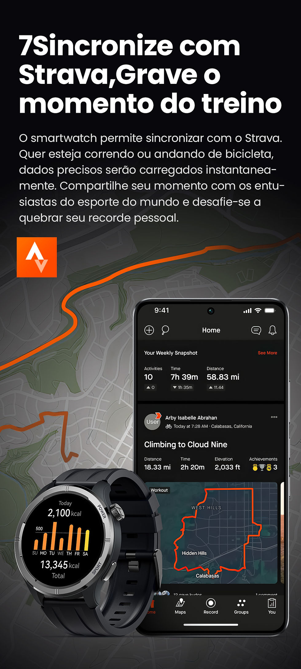Thumbnail: HAYLOU Solar Neo Smartwatches 1,53'' Display HD 24H Monitoramento de saú