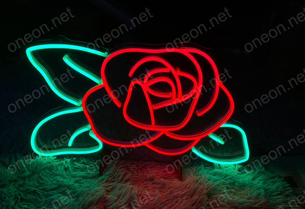 Thumbnail: Rose LED Neon Sign, Neon Sign Custom, Home Decor, Gift Neon Light