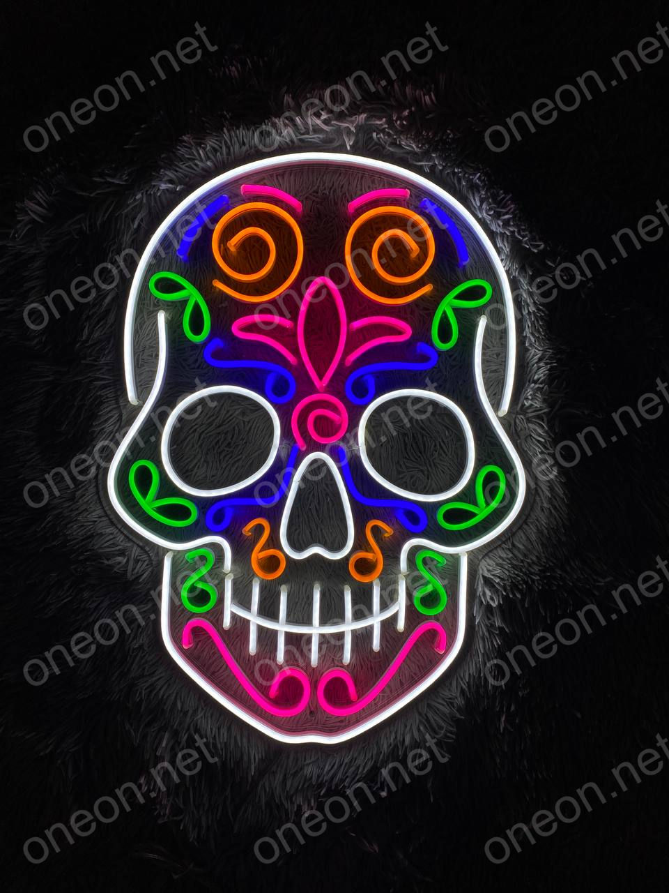 Miniaturbild: Calavera LED Neon Sign, Neon Sign Custom, Home Decor, Gift Neon Light