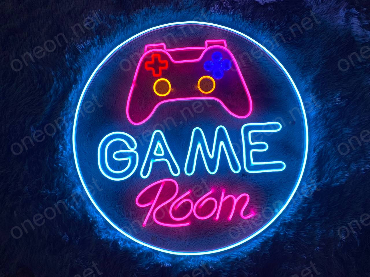 Game Room | LED Neon Sign, Neon Sign Custom, Home Decor, Gift Neon