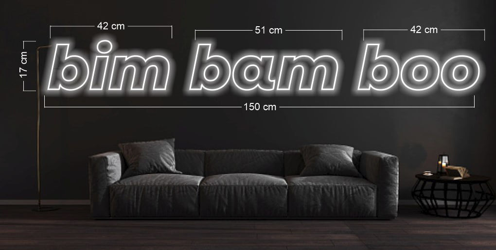 BIM BAM BOO | LED NEON SIGN