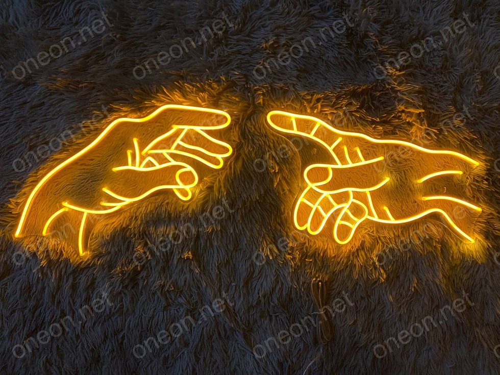 Thumbnail: Hands Of God LED Neon Sign, Neon Sign Custom, Home Decor