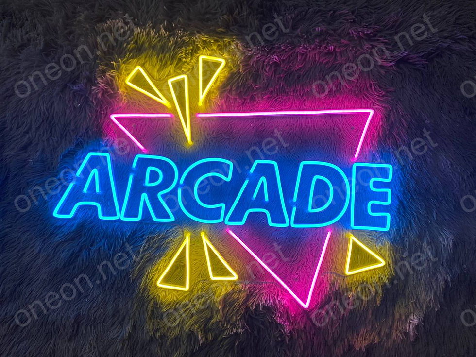 Thumbnail: Arcade LED Neon Sign, Neon Sign Custom, Home Decor, Gift Neon Light