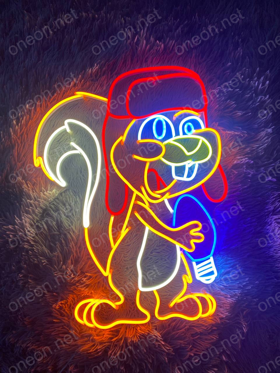 Thumbnail: Squirrel | LED Neon Sign, Neon Sign Custom, Home Decor, Gi