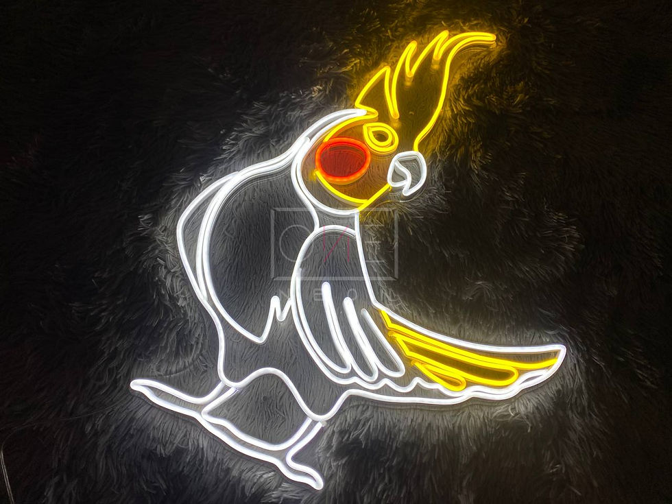 Miniaturbild: Bird Royal LED Neon Sign, Neon Sign Custom, Home Decor, Gift Neon Light