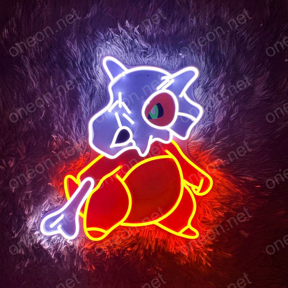 Thumbnail: Pokemon Cubone | LED Neon Sign, Neon Sign Custom, Home Decor, Gift Neon