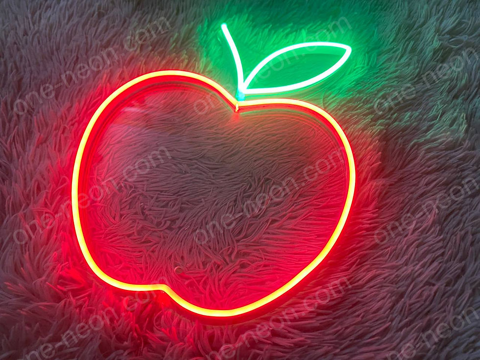 Thumbnail: Apple LED Neon Sign, Neon Sign Custom, Home Decor, Gift Neon Light