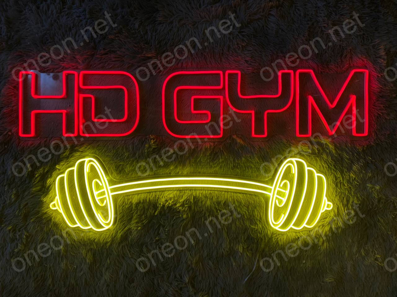 HD Gym LED Neon Sign, Neon Sign Custom, Home Decor, Gift Neon Light