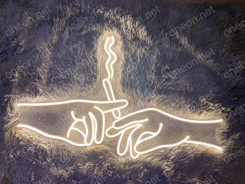 サムネイル： Smoking Hand | LED Neon Sign