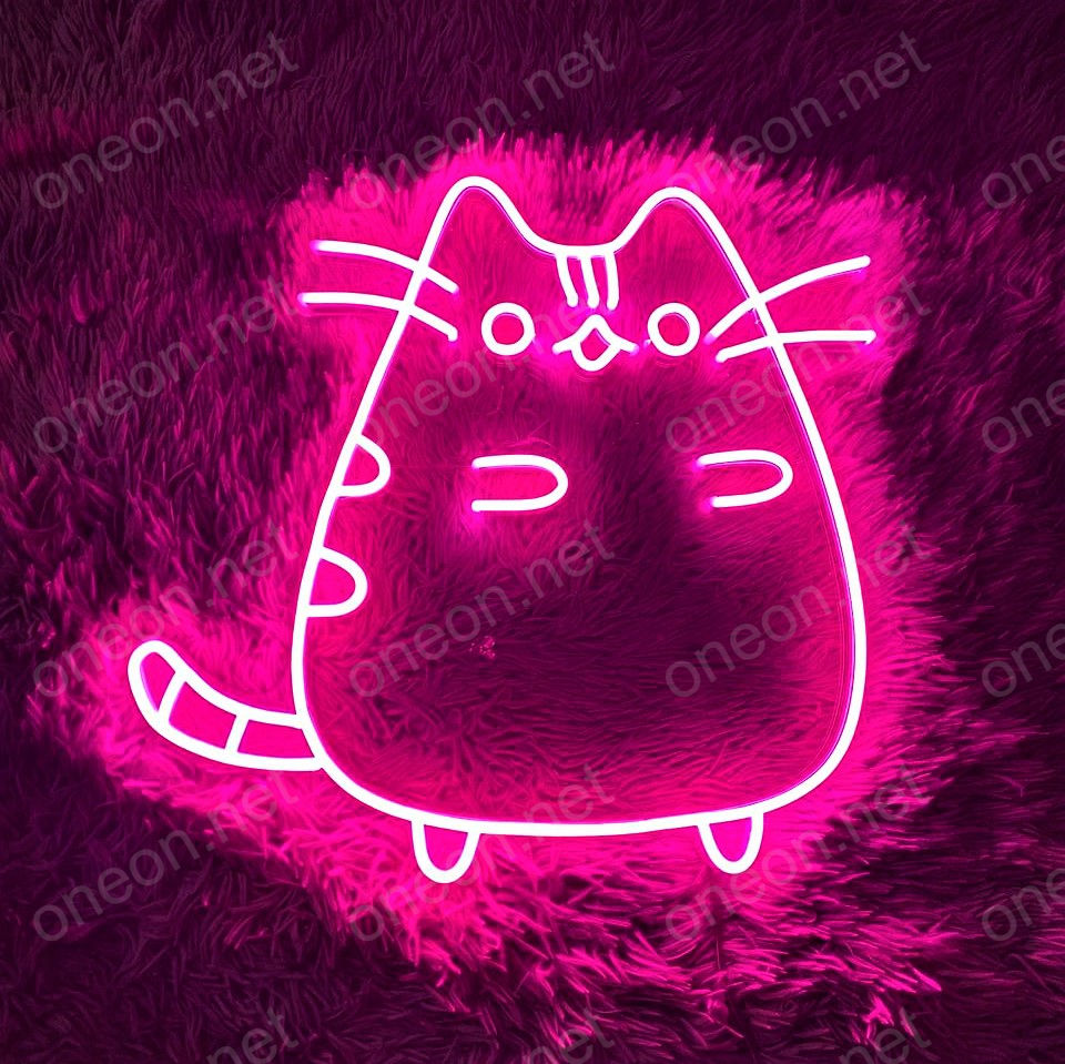 Thumbnail: Fat Cat LED Neon Sign, Neon Sign Custom, Home Decor, Gift Neon Light