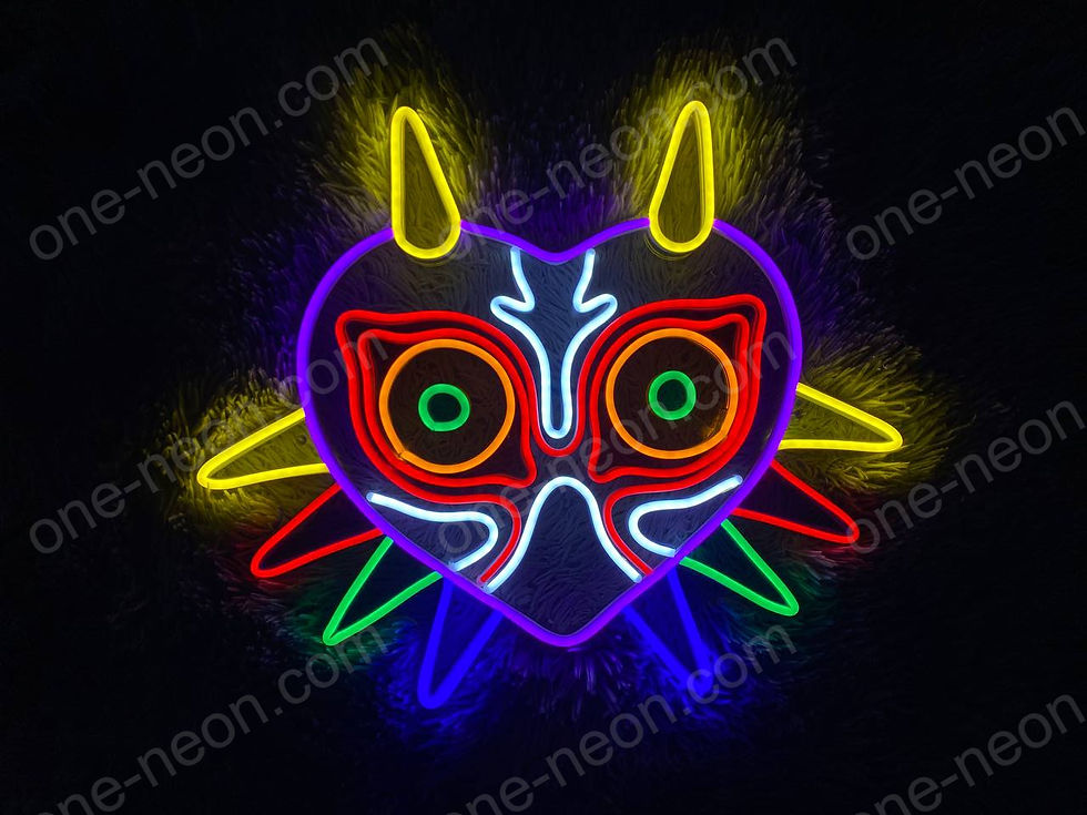 Thumbnail: Majora's Mask LED Neon Sign, Neon Sign Custom, Home Decor, Gift Neon Lig