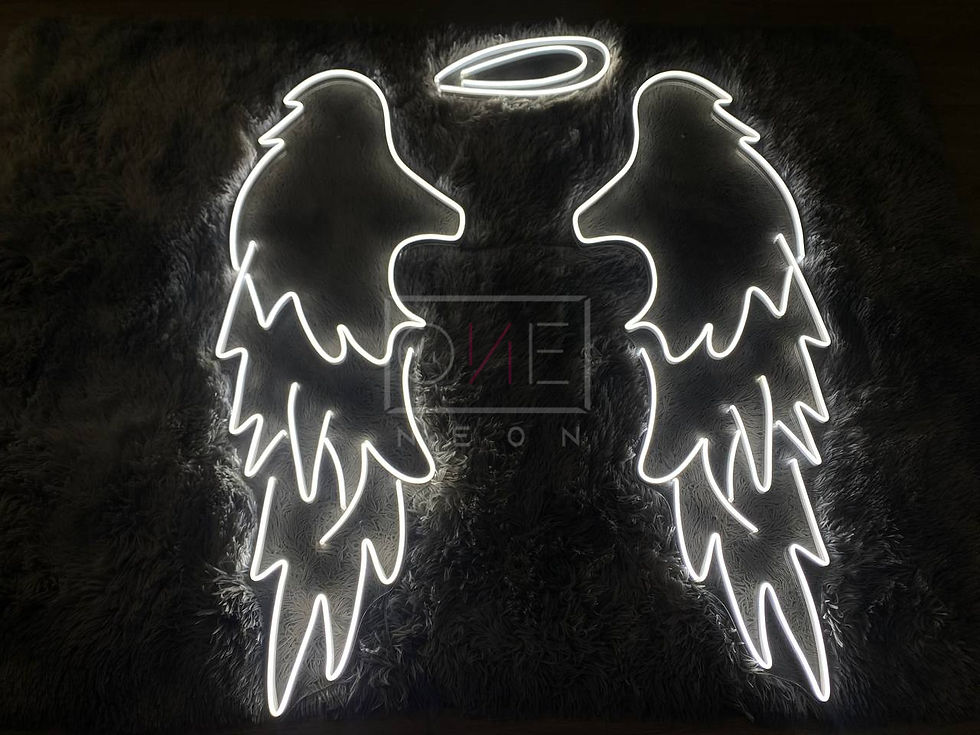 Thumbnail: Wings Angel LED Neon Sign, Neon Sign Custom, Home Decor, Gift Neo Light