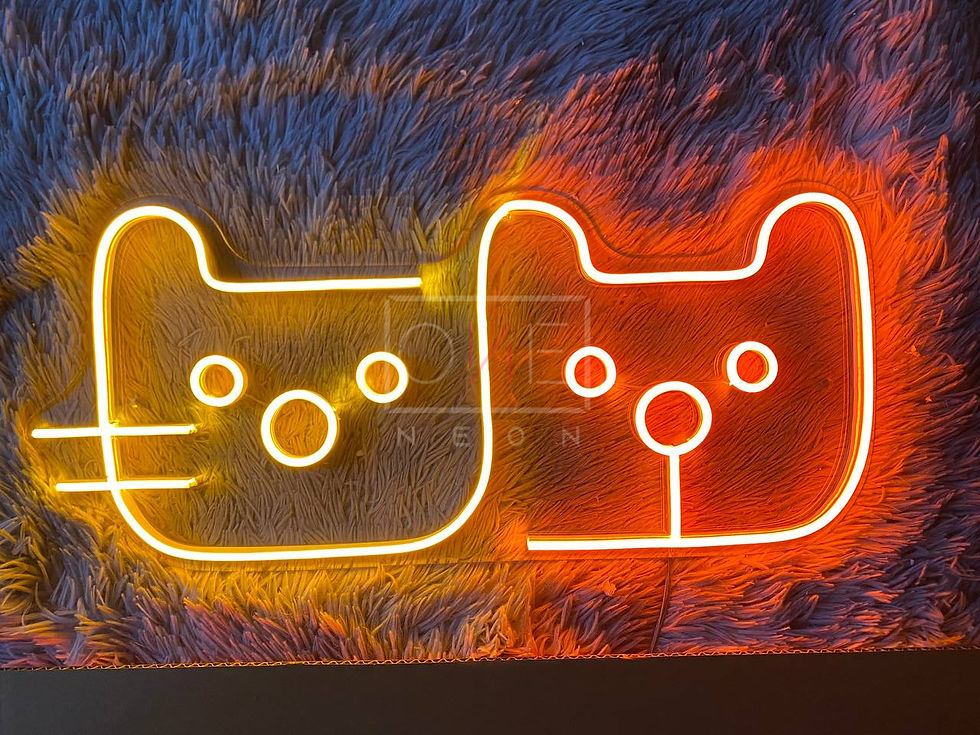 Thumbnail: Emoji Cat LED Neon Sign, Neon Sign Custom, Home Decor, Gift Neo Light