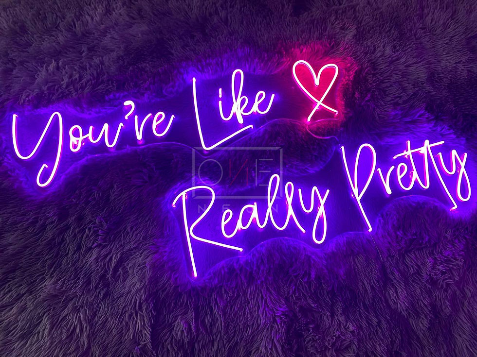 Thumbnail: You're Like Really LED Neon Sign, Neon Sign Custom, Home Decor, Gift Neon Light