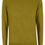 Miniature : Camisola mostarda lisa, Malha Homem, mangas compridas, para uso casual.