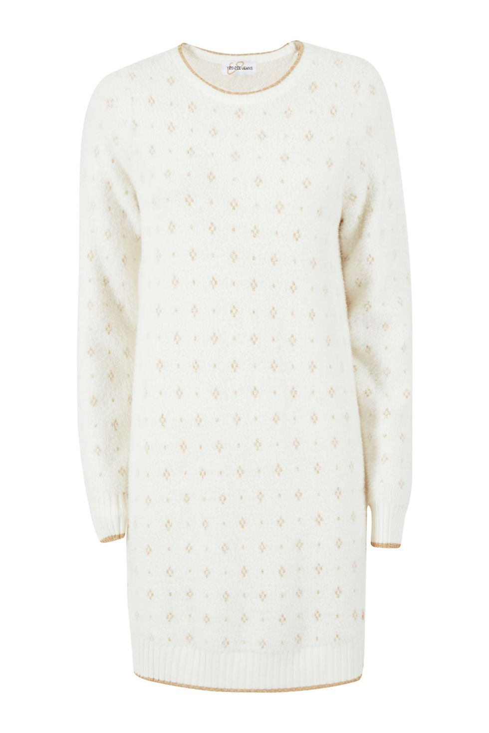 Vestido branco com estampa floral, Malha Mulher, perfeito para ocasiões especiais.