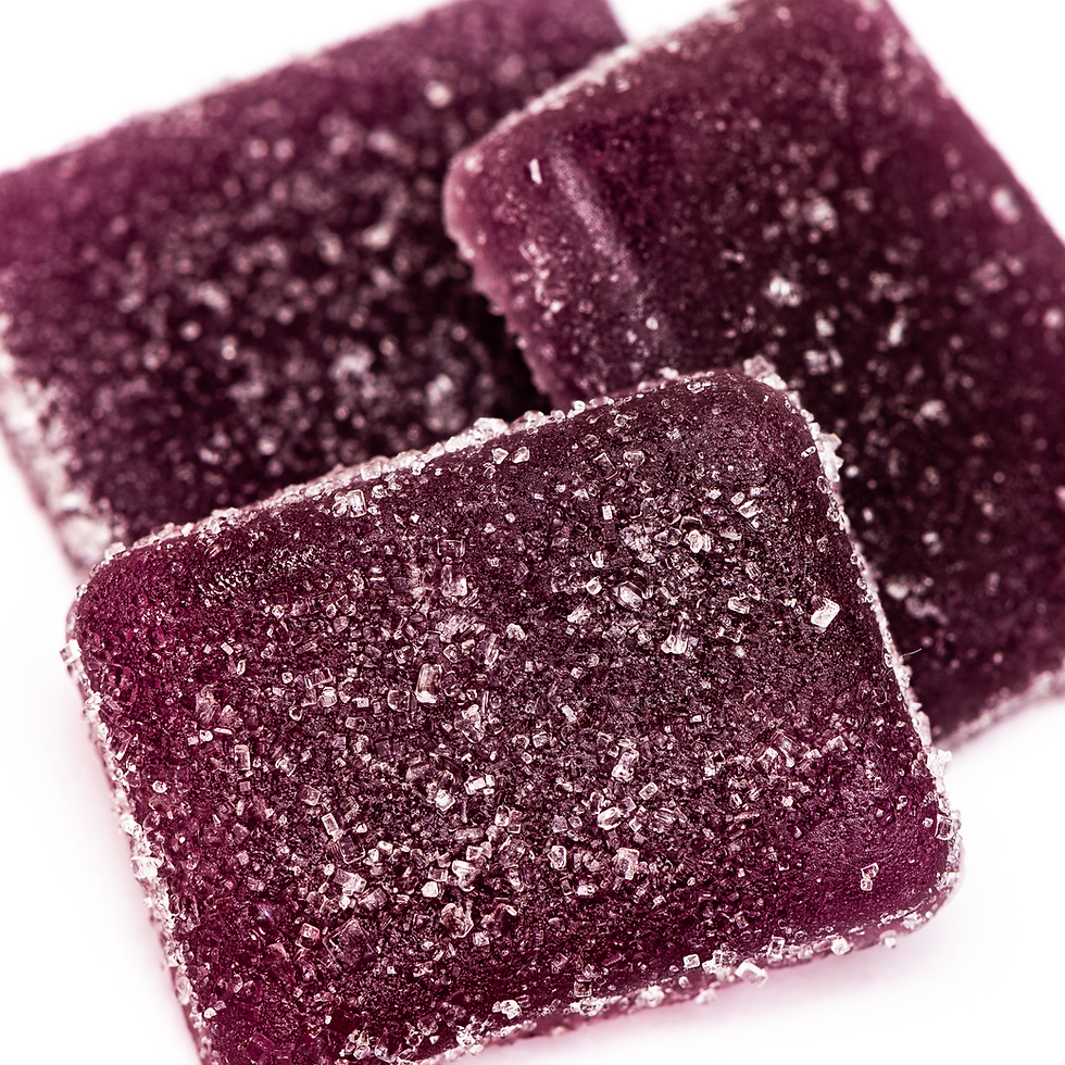 Just Flower gummies close up 3 - Story Silver Spring Maryland