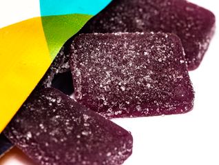 Pucker Up for Just Flower Sour Blueberry Gummies