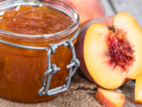 Infused Peach Jam (100mg) - Cannabake DC