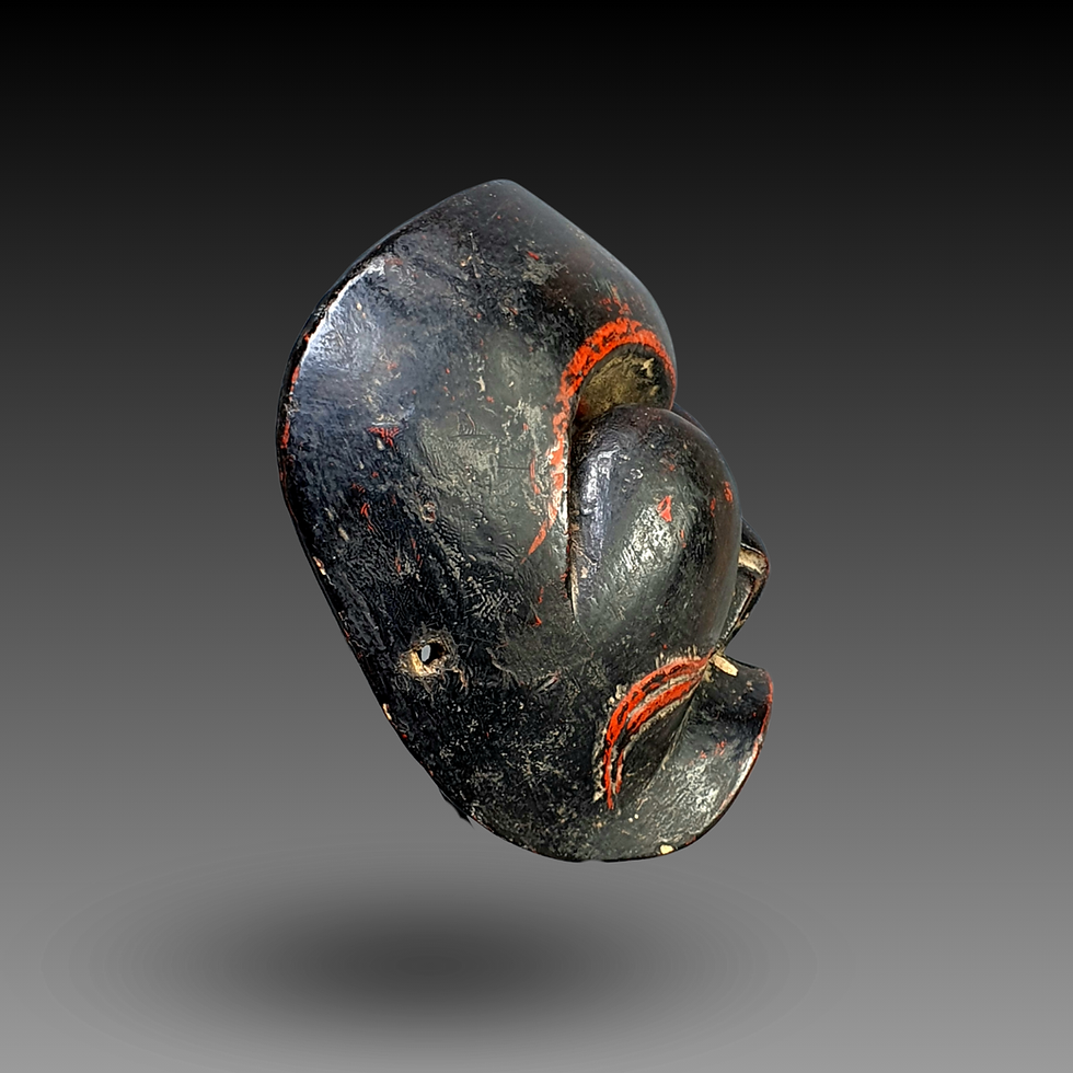 Thumbnail: Old Comedian half mask from Dieng plateau