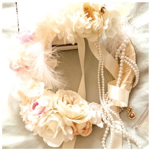 comfortable　flower　wreath