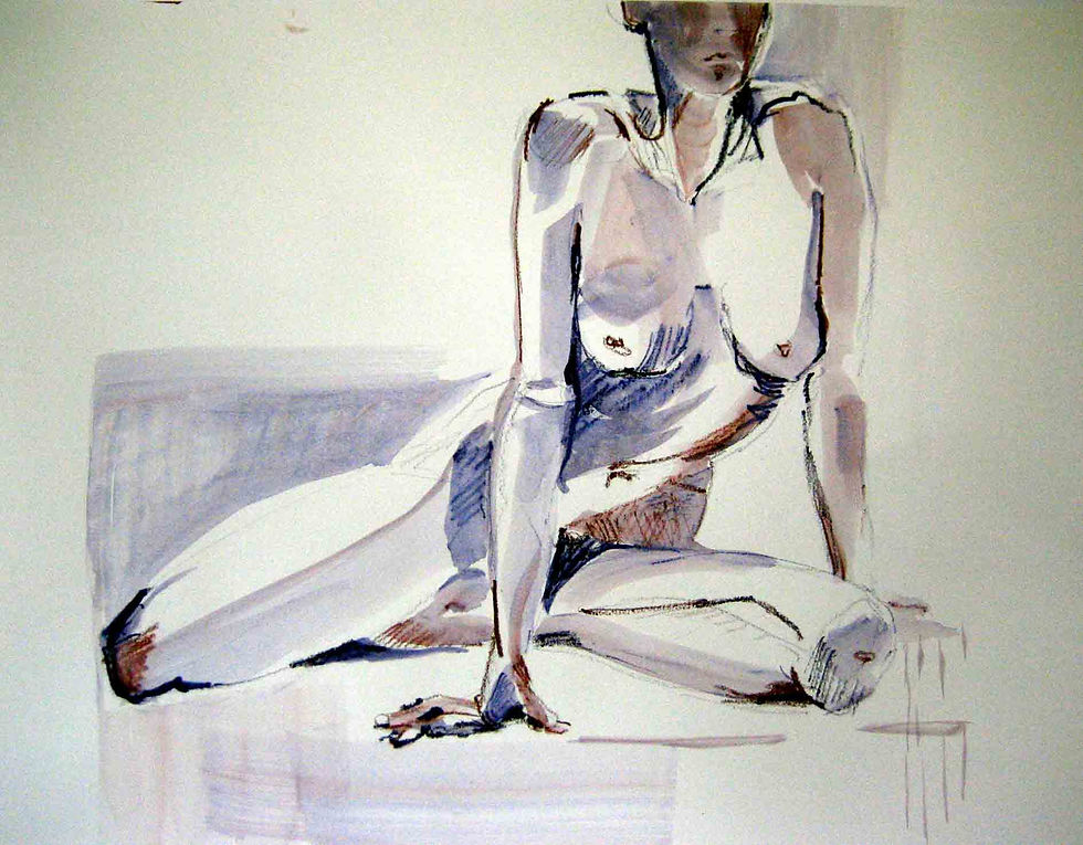 Studie6,2008,40x56,Aquarell,Crayola