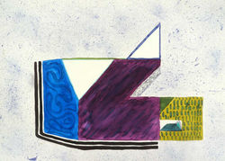 Título: Estudo de Cores, Formas Texturas e Materiais VI"