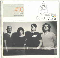 Capa da Agenda Cultural de Castelo Branco - Cultura Vibra