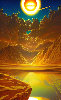 Título: "Céus divinos"