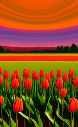 Título: "As Fascinantes Tulipas"