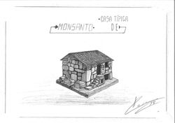 Título: "Casa Típica de Monsanto"