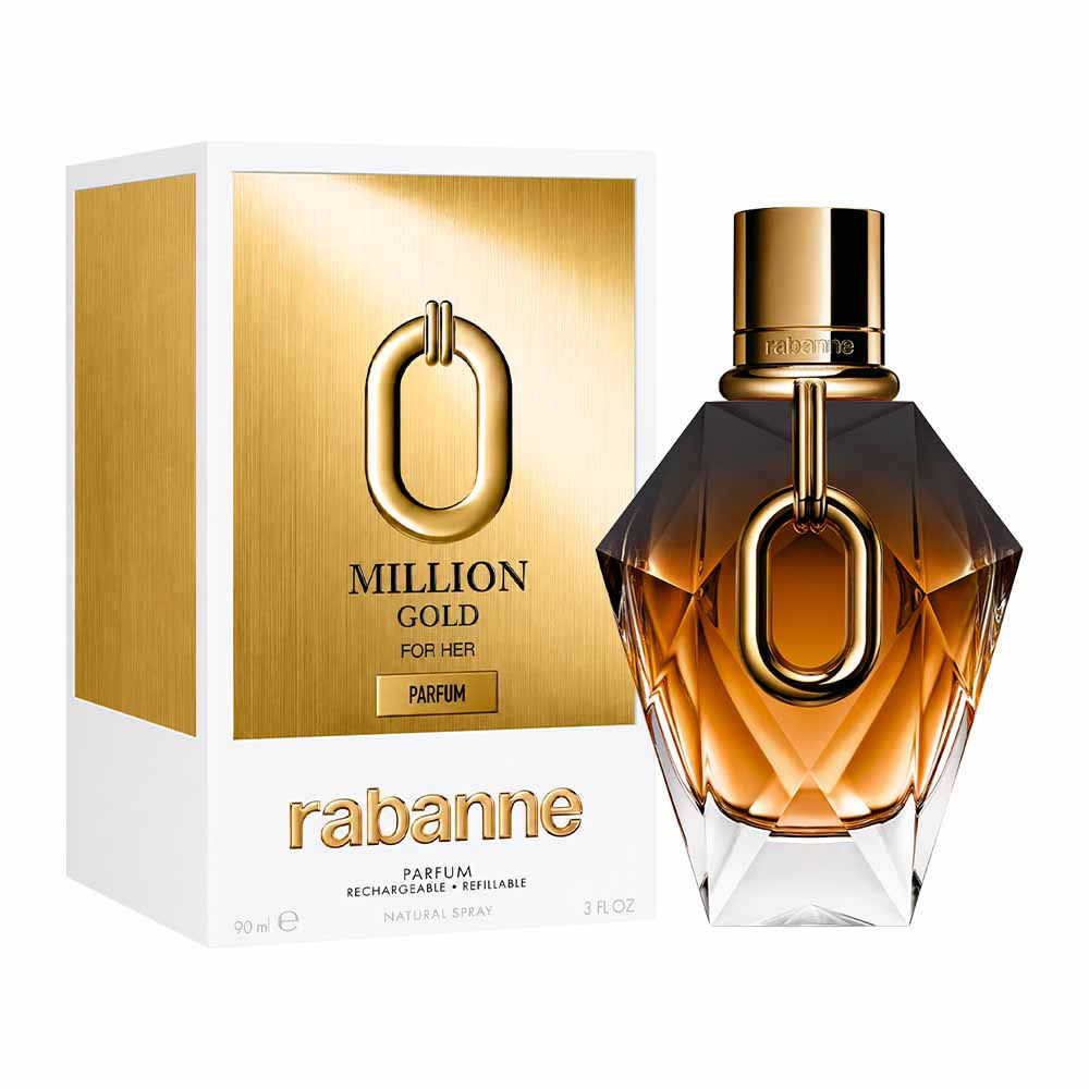Million Gold For Her Parfum by Paco Rabanne EDP 90ml.