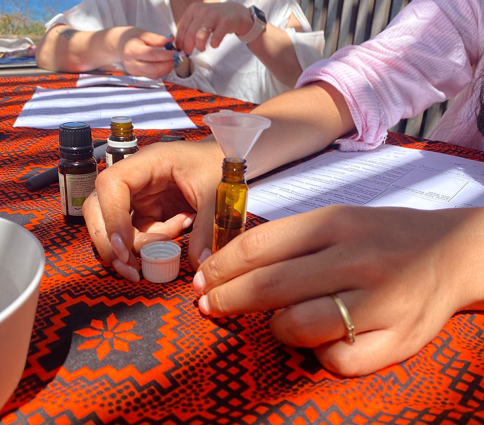 Workshop de Criação de Perfumes Naturais