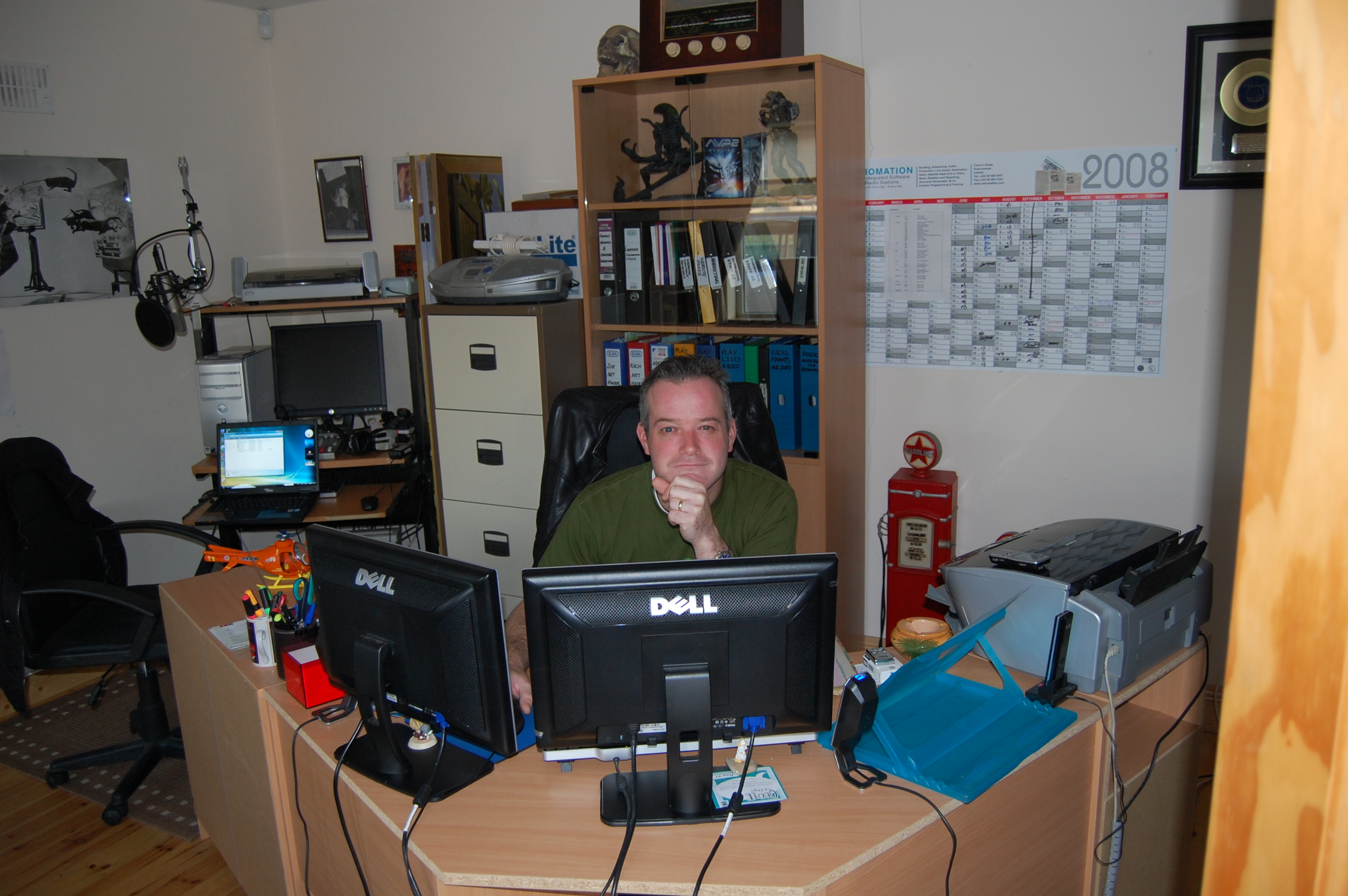 20080920 - Office and Recording Set Up