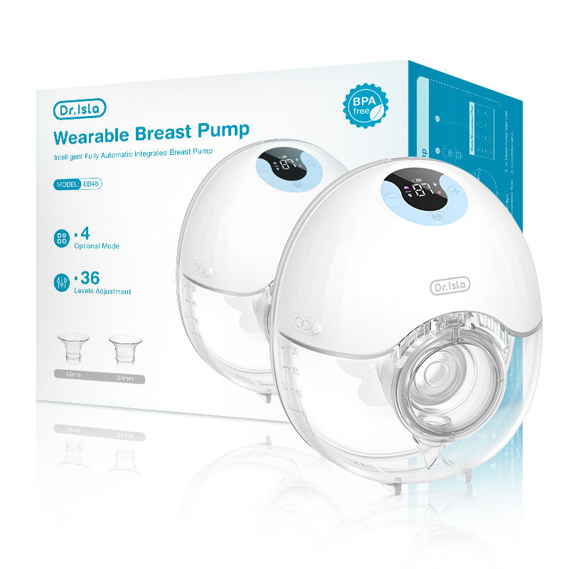 Thumbnail: Wearable Breast Pump Hands Free Electric Breast Pumps Comfort Milk Collector Lig