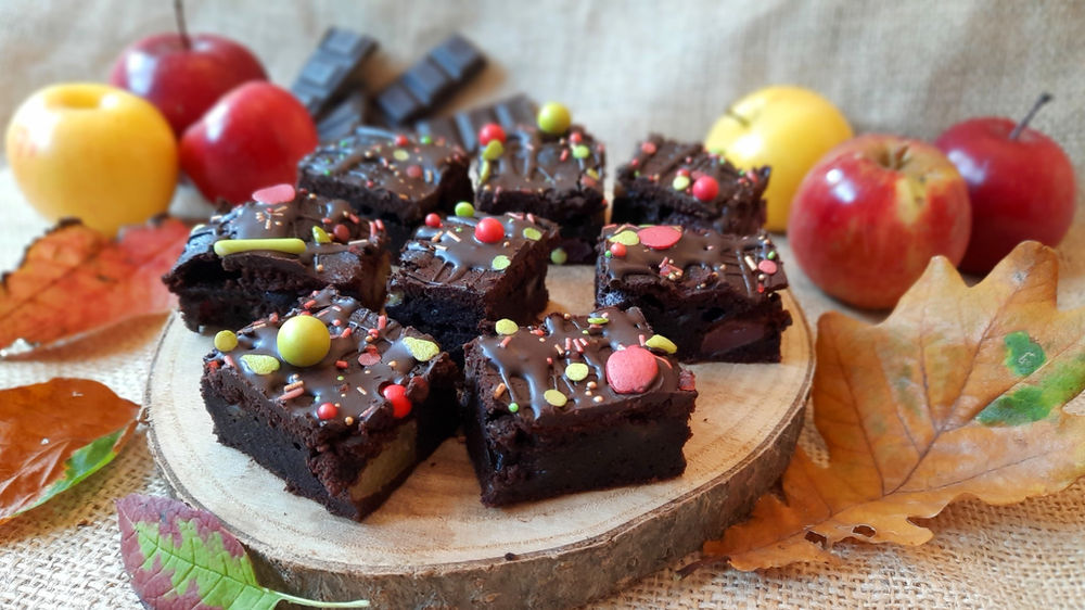 Apfel-Brownies